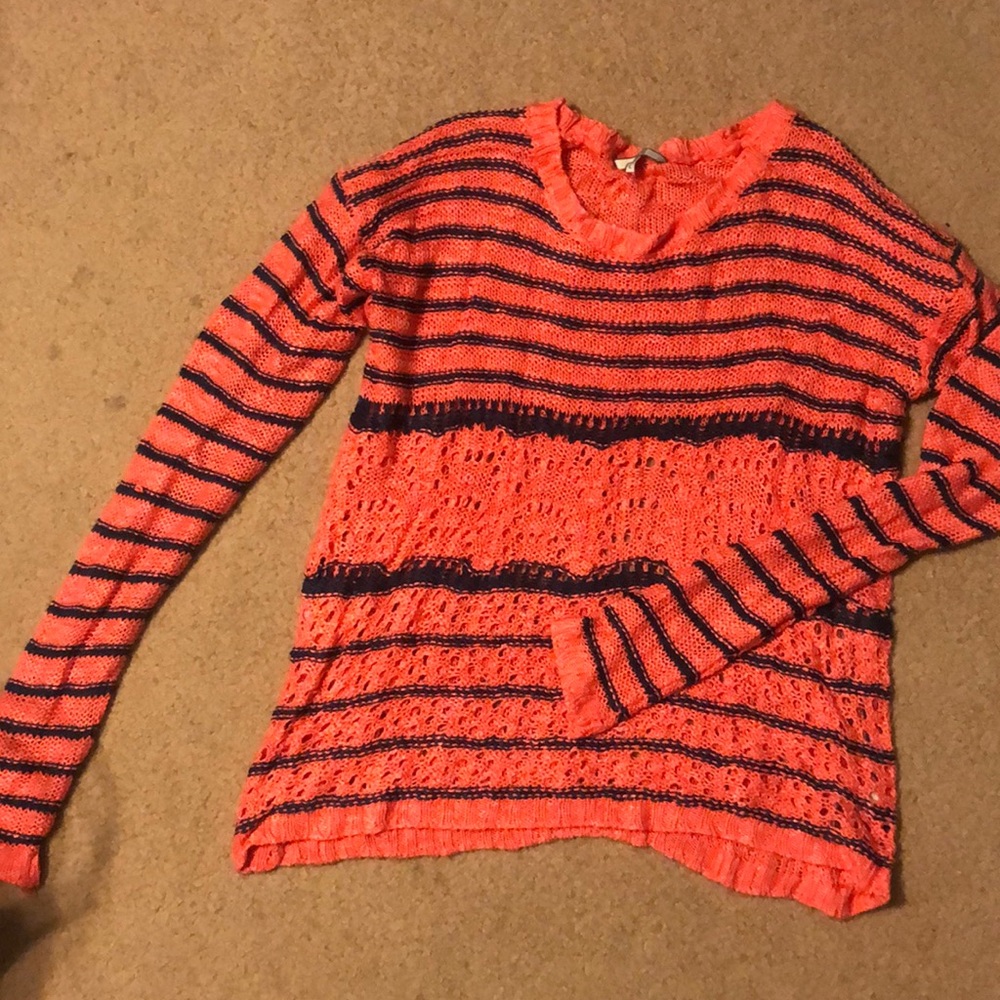Coral sweater